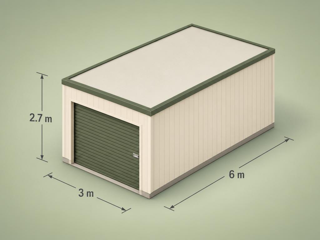 Large unit — 3m × 6m × 2.7m