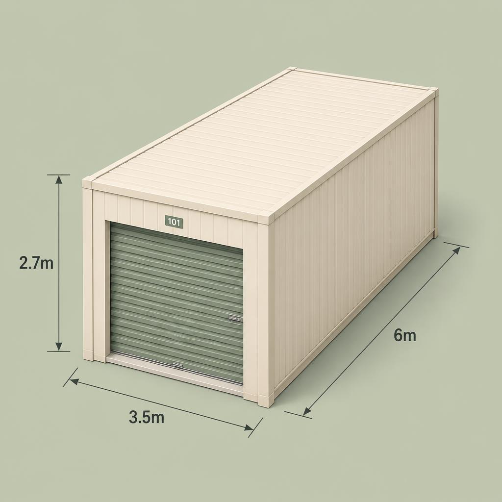 Extra-large unit — 3.5m × 6m × 2.7m
