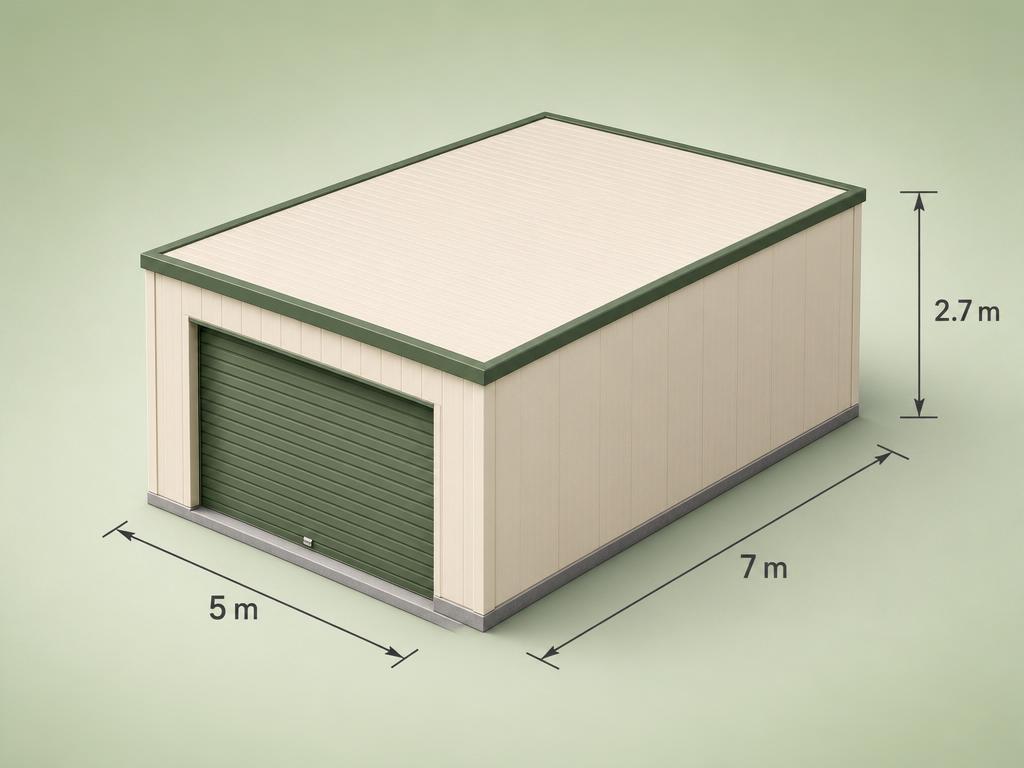Mega unit — 5m × 7m × 2.7m
